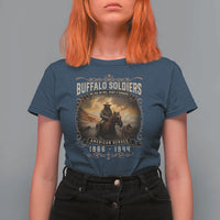 Buffalo Soldiers T Shirt For Women American Heros Cavalry Black History