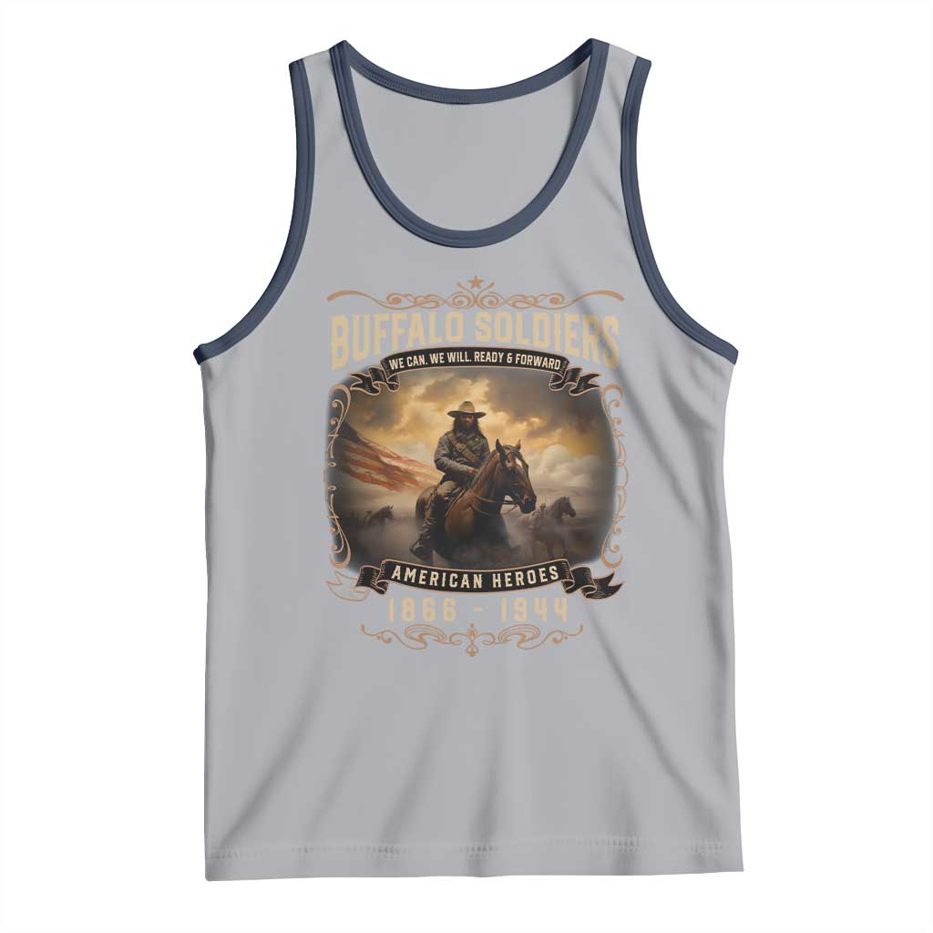 Buffalo Soldiers Tank Top American Heros Cavalry Black History