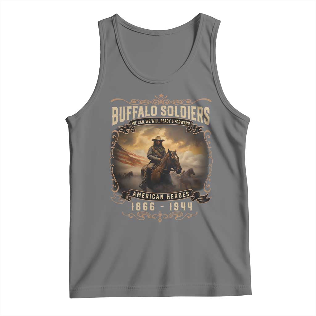 Buffalo Soldiers Tank Top American Heros Cavalry Black History