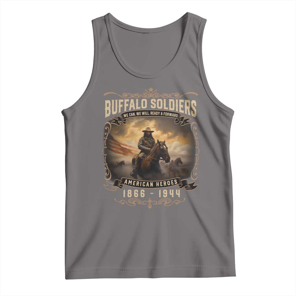 Buffalo Soldiers Tank Top American Heros Cavalry Black History