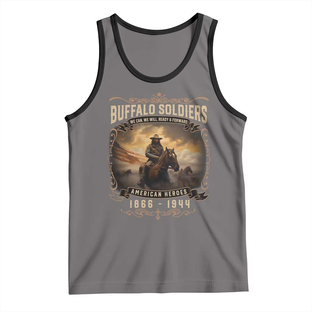 Buffalo Soldiers Tank Top American Heros Cavalry Black History