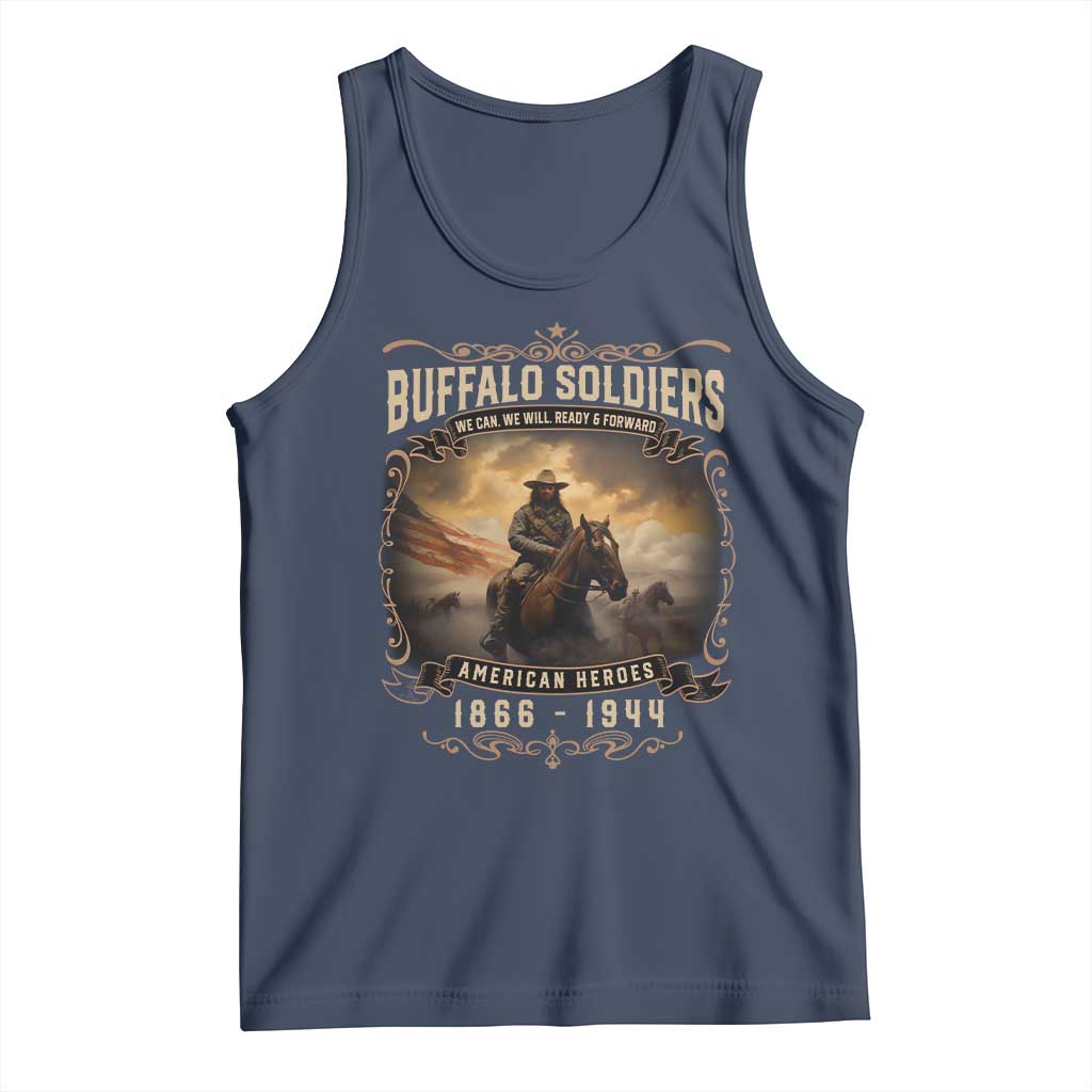 Buffalo Soldiers Tank Top American Heros Cavalry Black History