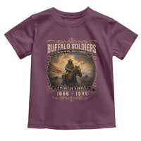Buffalo Soldiers Toddler T Shirt American Heros Cavalry Black History