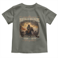 Buffalo Soldiers Toddler T Shirt American Heros Cavalry Black History