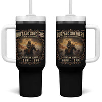 Buffalo Soldiers Tumbler With Handle American Heros Cavalry Black History - Wonder Print Shop