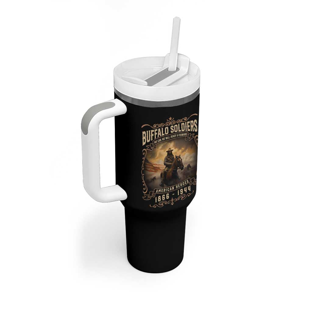 Buffalo Soldiers Tumbler With Handle American Heros Cavalry Black History - Wonder Print Shop
