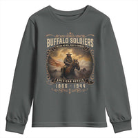 Buffalo Soldiers Youth Sweatshirt American Heros Cavalry Black History