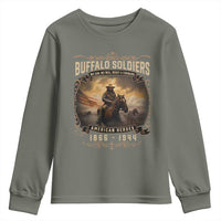 Buffalo Soldiers Youth Sweatshirt American Heros Cavalry Black History