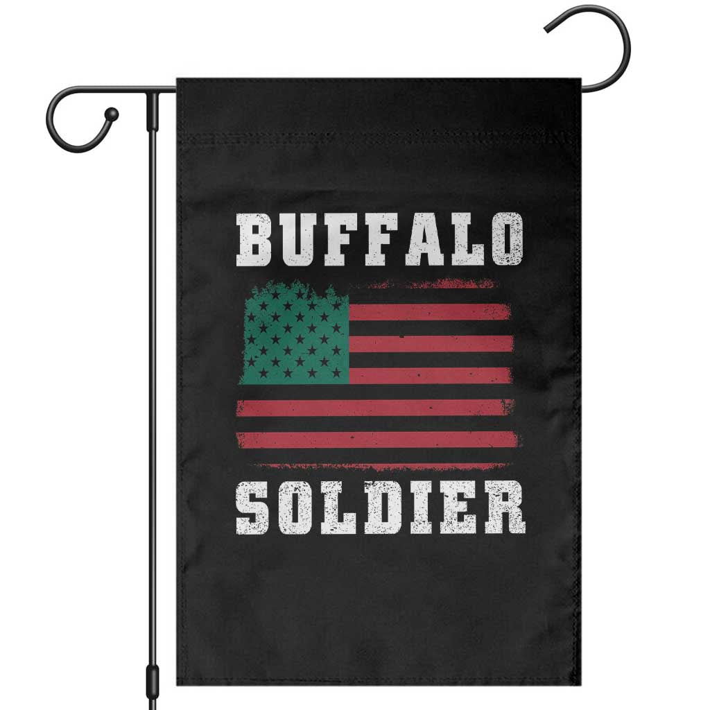 Buffalo Soldiers Garden Flag African American Cavalry Black History - Wonder Print Shop
