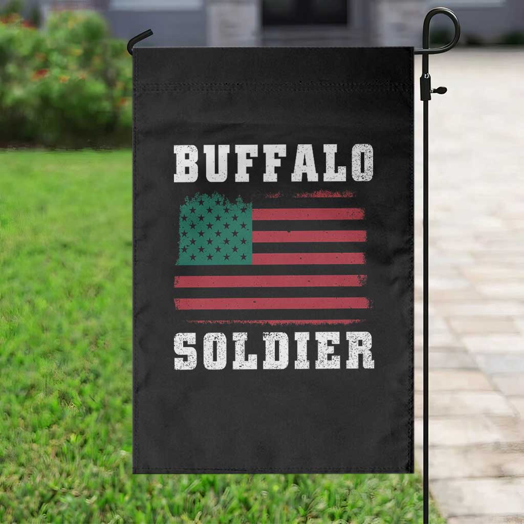 Buffalo Soldiers Garden Flag African American Cavalry Black History - Wonder Print Shop
