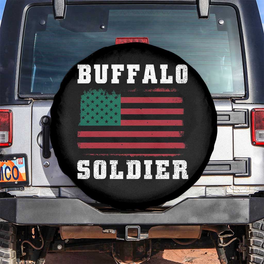 Buffalo Soldiers Spare Tire Cover African American Cavalry Black History