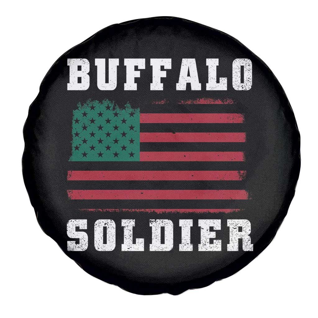Buffalo Soldiers Spare Tire Cover African American Cavalry Black History