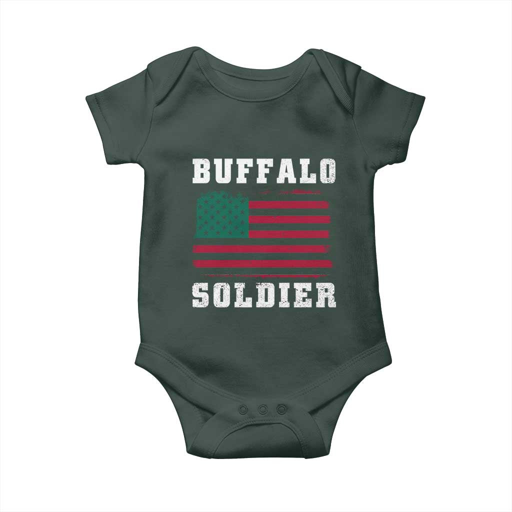 Buffalo Soldiers Baby Onesie African American Cavalry Black History