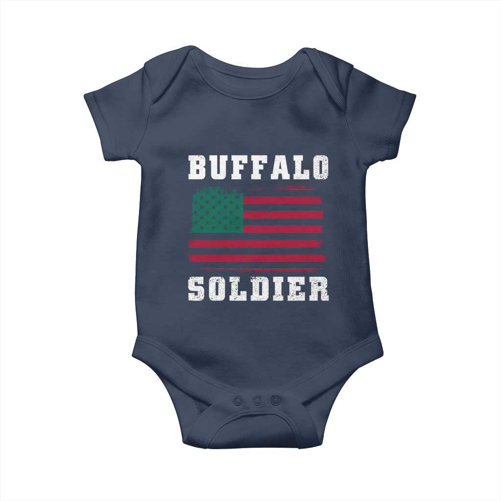 Buffalo Soldiers Baby Onesie African American Cavalry Black History