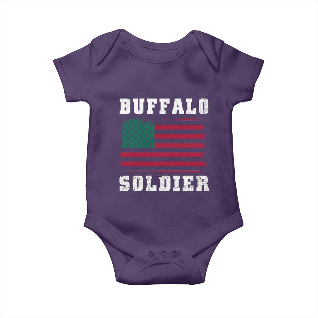 Buffalo Soldiers Baby Onesie African American Cavalry Black History