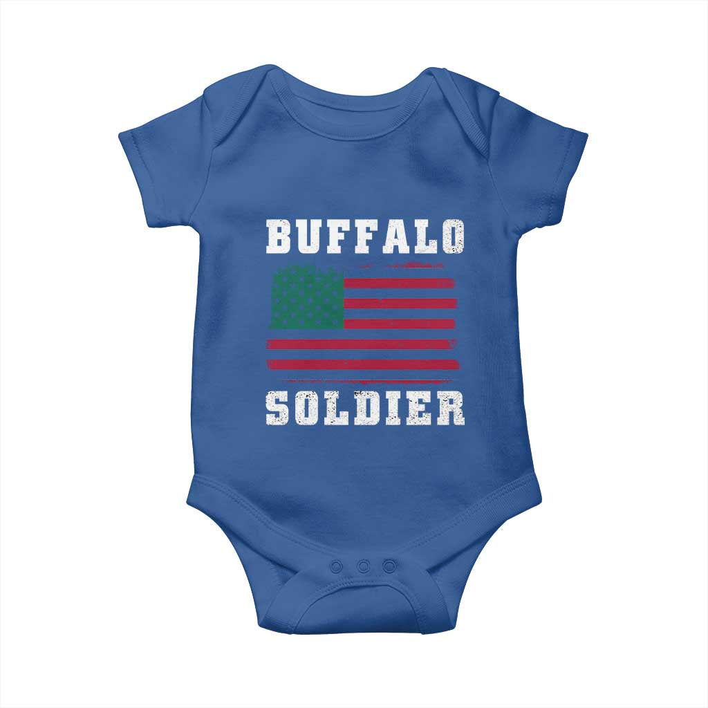 Buffalo Soldiers Baby Onesie African American Cavalry Black History