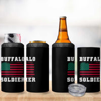 Buffalo Soldiers 4 in 1 Can Cooler Tumbler African American Cavalry Black History - Wonder Print Shop