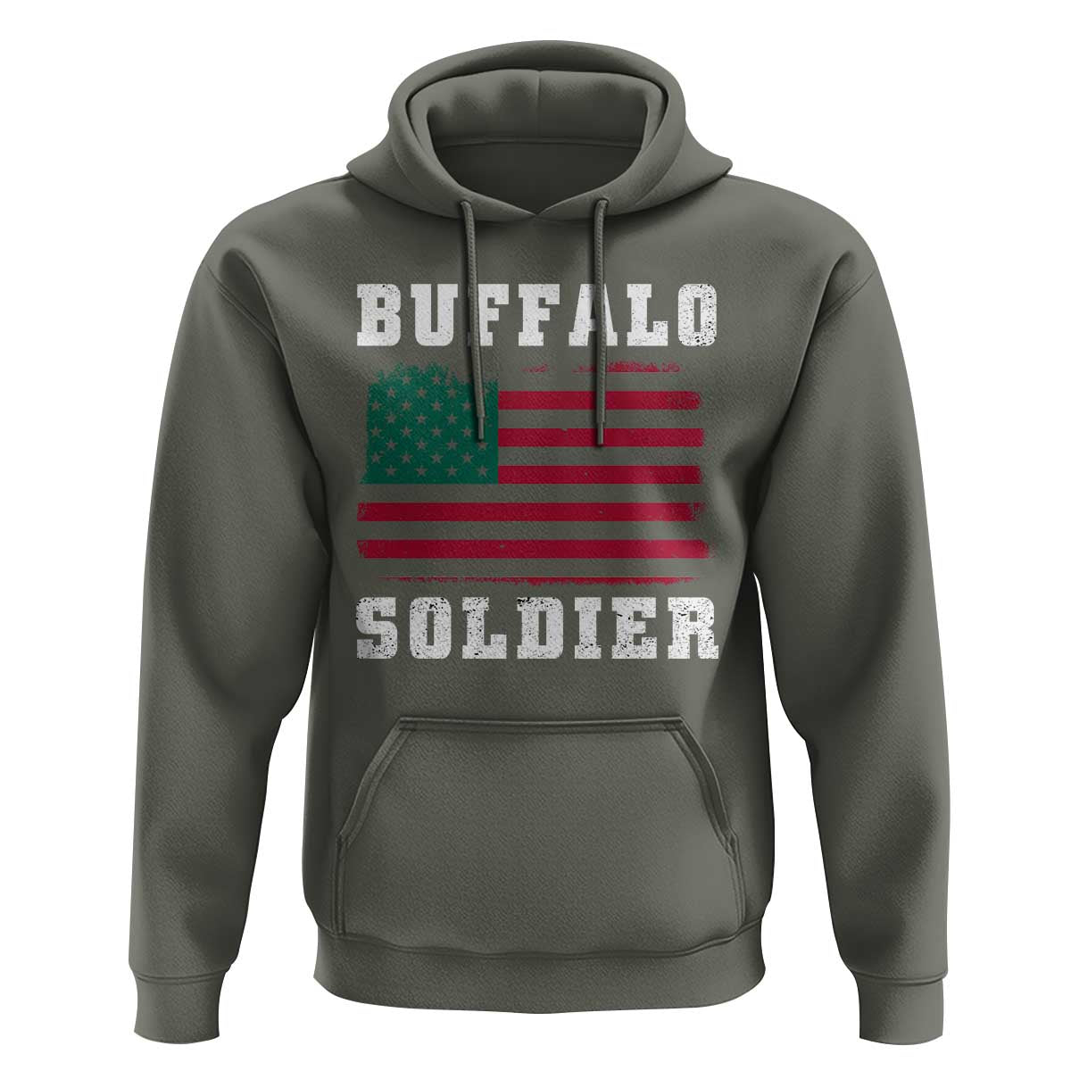 Buffalo Soldiers Hoodie African American Cavalry Black History