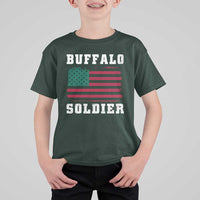 Buffalo Soldiers T Shirt For Kid African American Cavalry Black History