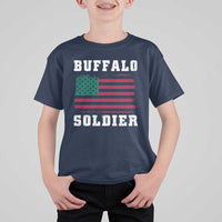 Buffalo Soldiers T Shirt For Kid African American Cavalry Black History