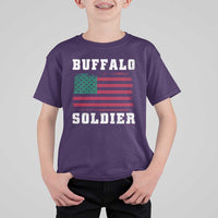 Buffalo Soldiers T Shirt For Kid African American Cavalry Black History