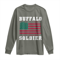 Buffalo Soldiers Long Sleeve Shirt African American Cavalry Black History