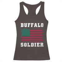Buffalo Soldiers Racerback Tank Top African American Cavalry Black History