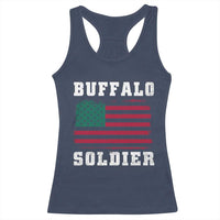 Buffalo Soldiers Racerback Tank Top African American Cavalry Black History