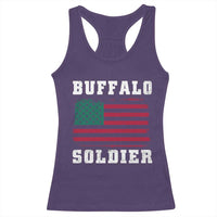 Buffalo Soldiers Racerback Tank Top African American Cavalry Black History