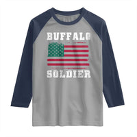 Buffalo Soldiers Raglan Shirt African American Cavalry Black History