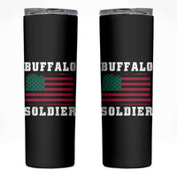 Buffalo Soldiers Skinny Tumbler African American Cavalry Black History - Wonder Print Shop