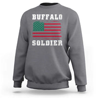 Buffalo Soldiers Sweatshirt African American Cavalry Black History