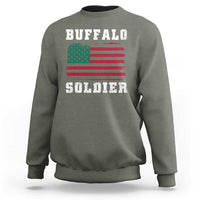 Buffalo Soldiers Sweatshirt African American Cavalry Black History