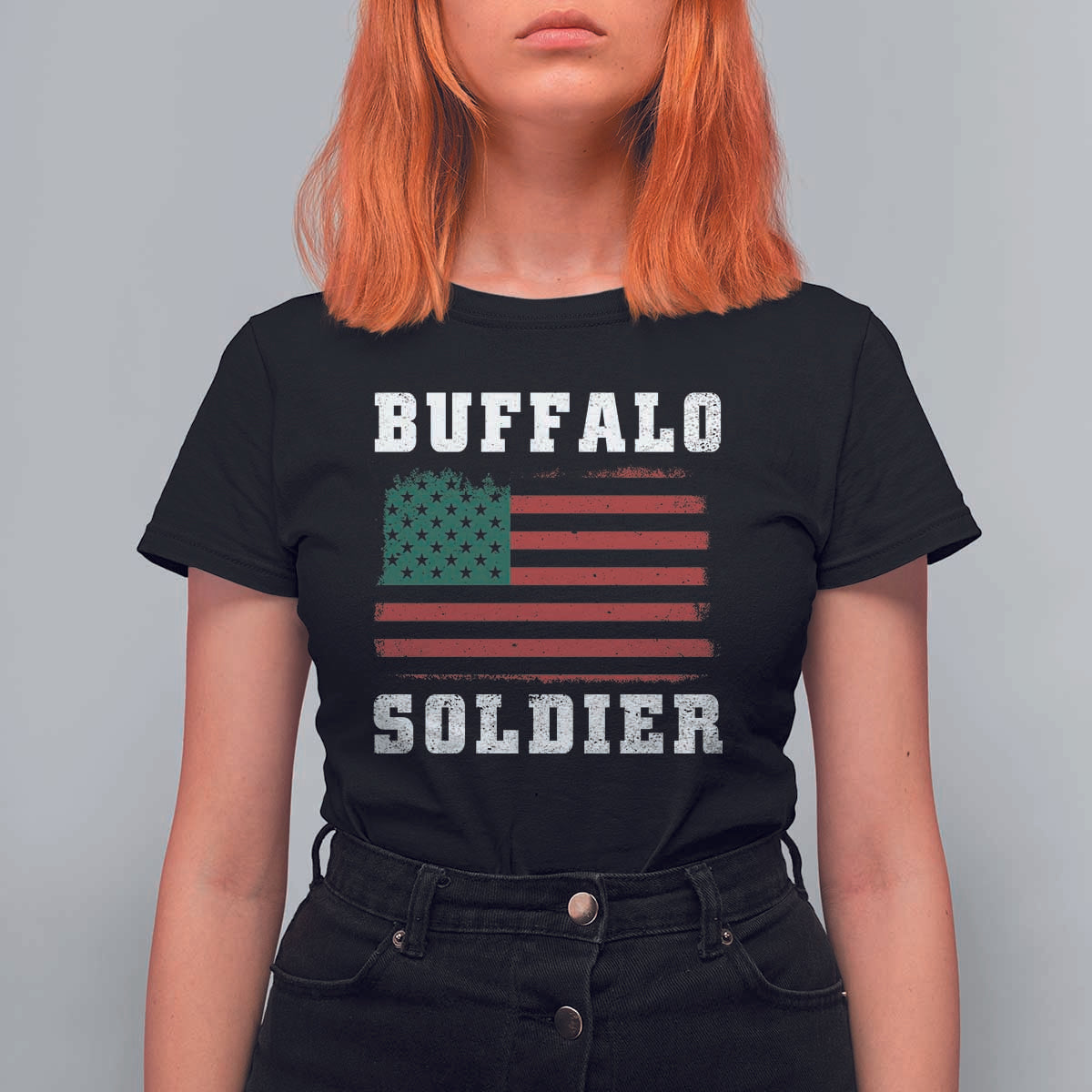 Buffalo Soldiers T Shirt For Women African American Cavalry Black History