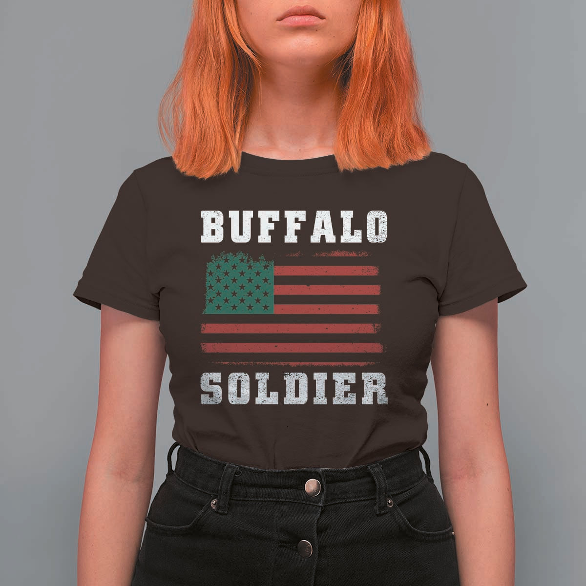 Buffalo Soldiers T Shirt For Women African American Cavalry Black History