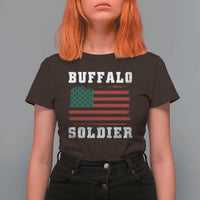 Buffalo Soldiers T Shirt For Women African American Cavalry Black History