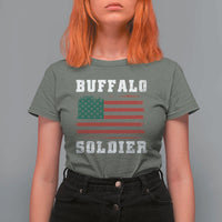 Buffalo Soldiers T Shirt For Women African American Cavalry Black History