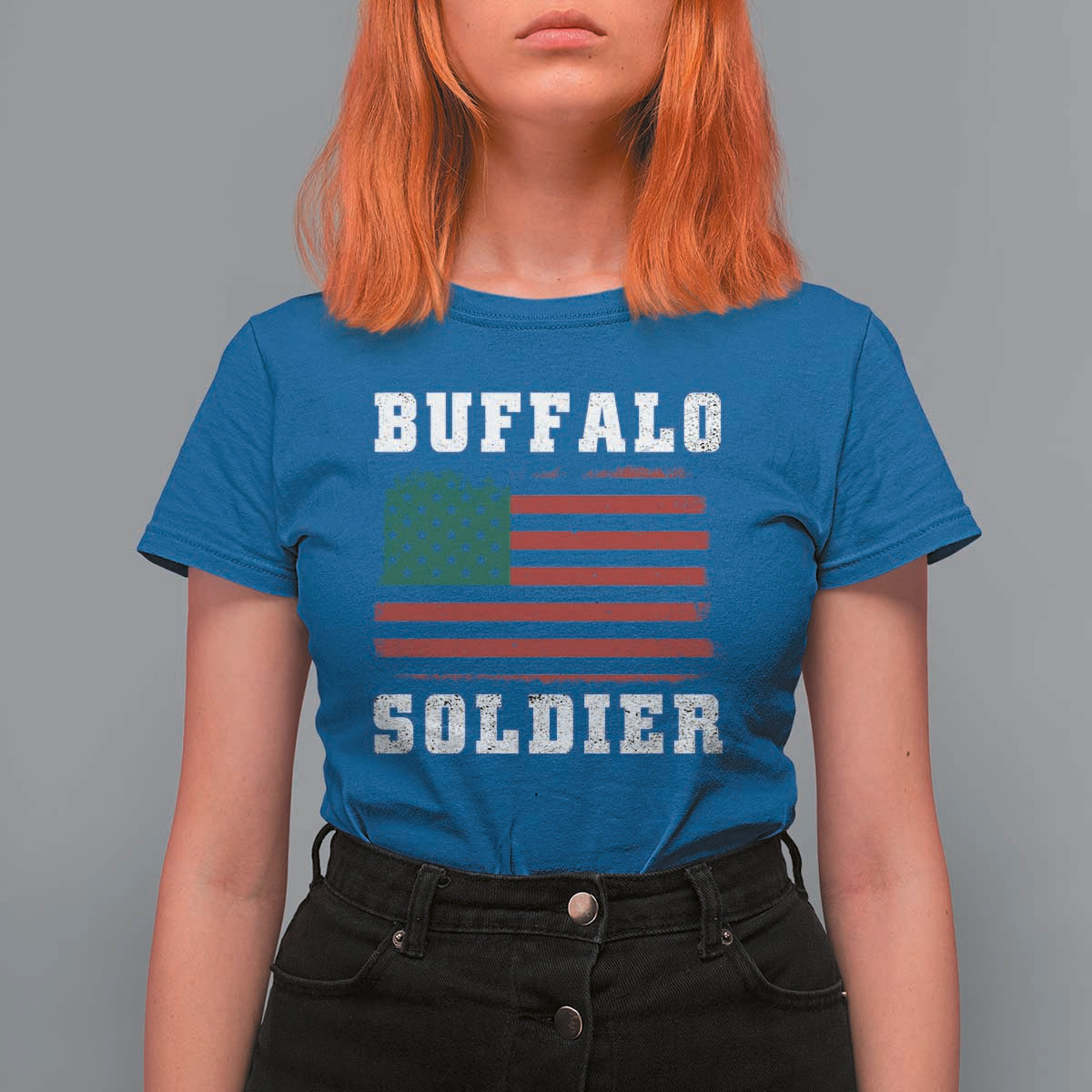 Buffalo Soldiers T Shirt For Women African American Cavalry Black History