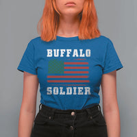 Buffalo Soldiers T Shirt For Women African American Cavalry Black History