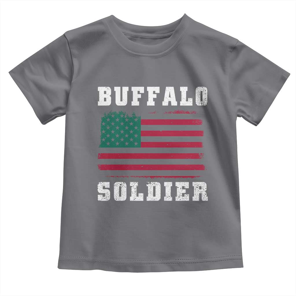 Buffalo Soldiers Toddler T Shirt African American Cavalry Black History