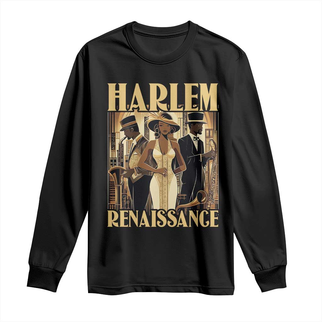 Harlem Renaissance Long Sleeve Shirt 1920s Black History Month