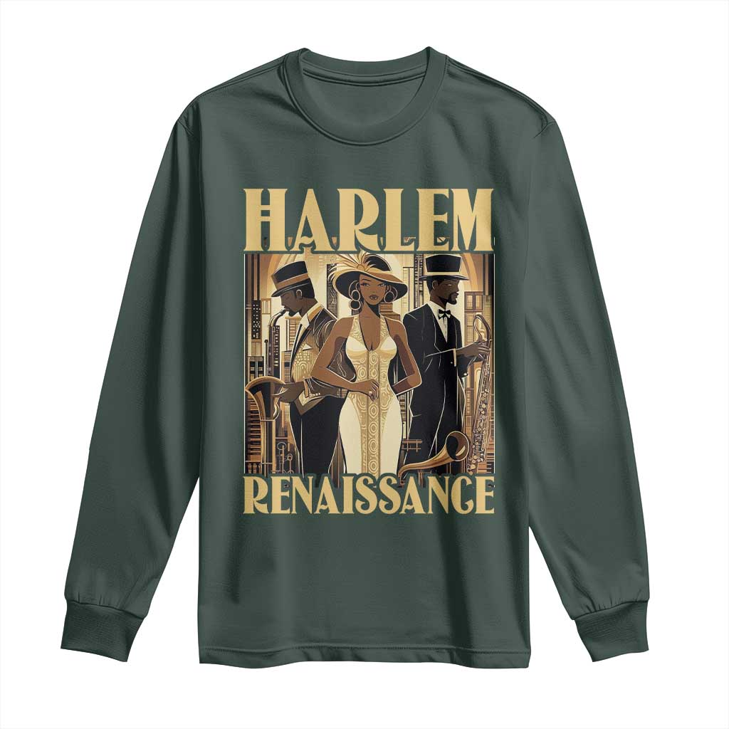Harlem Renaissance Long Sleeve Shirt 1920s Black History Month