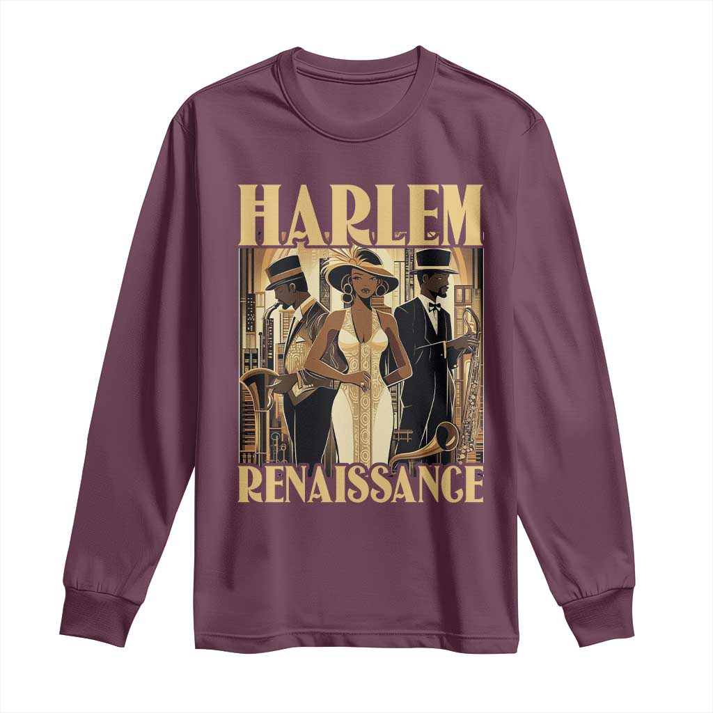 Harlem Renaissance Long Sleeve Shirt 1920s Black History Month