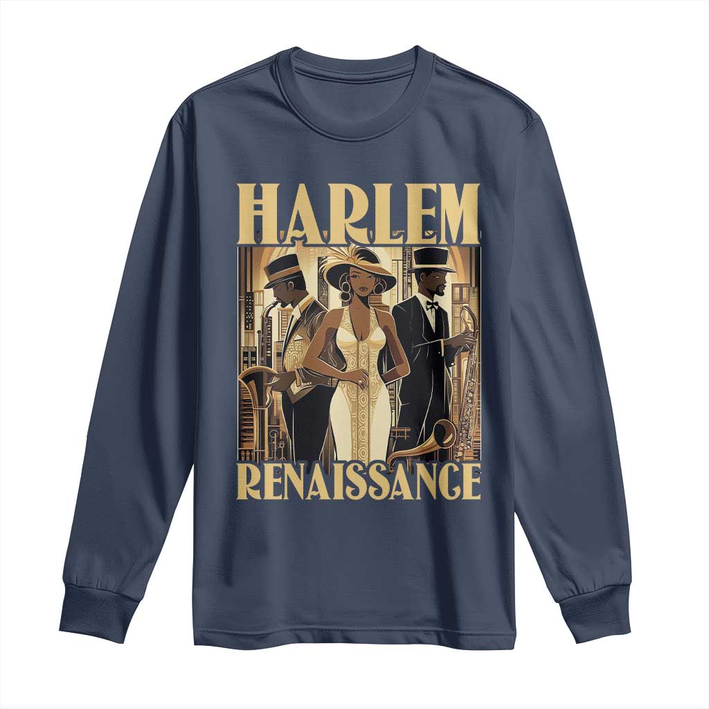 Harlem Renaissance Long Sleeve Shirt 1920s Black History Month