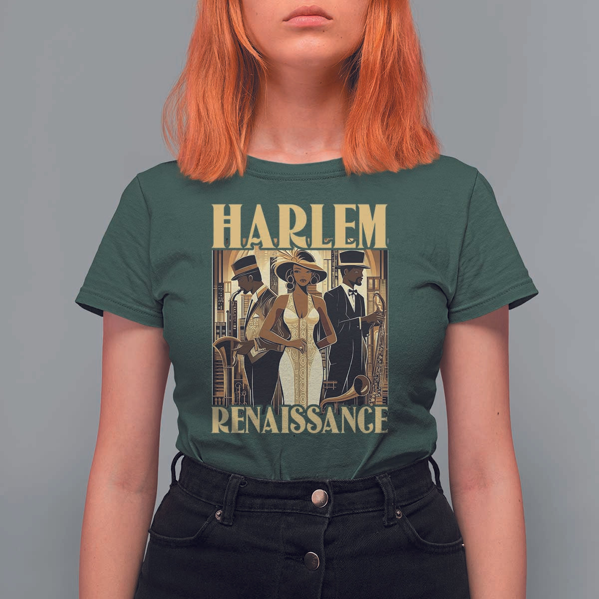Harlem Renaissance T Shirt For Women 1920s Black History Month