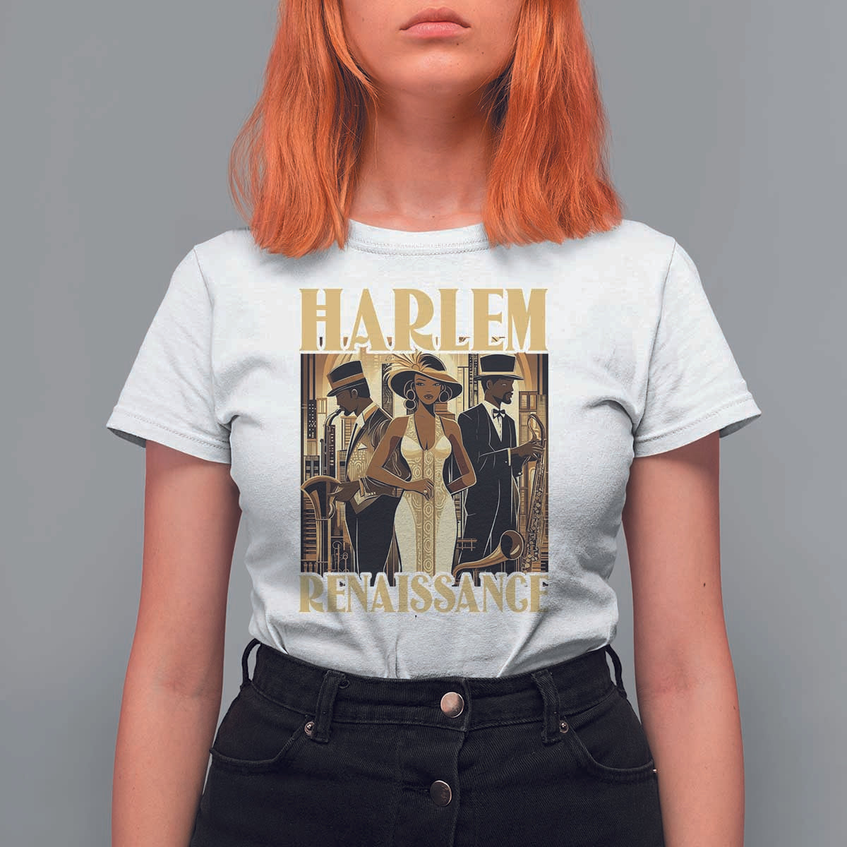Harlem Renaissance T Shirt For Women 1920s Black History Month