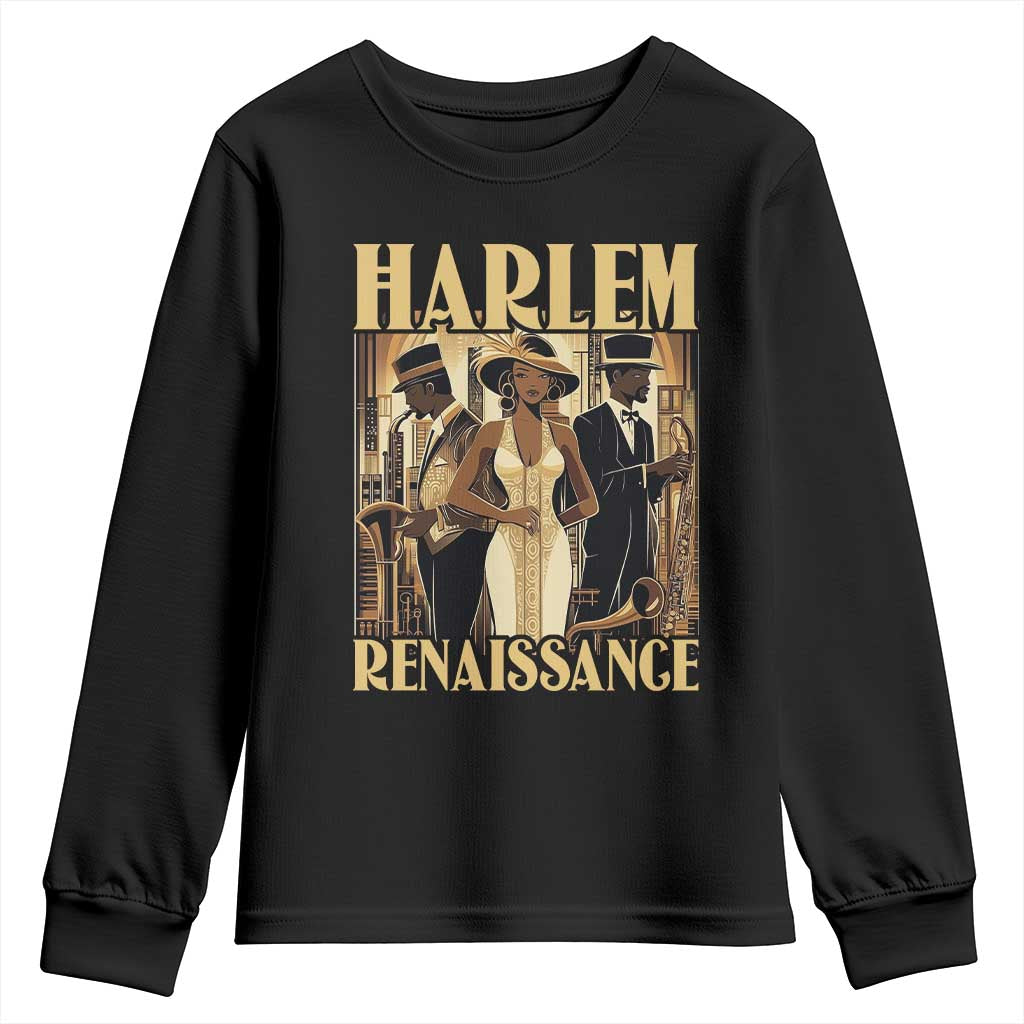 Harlem Renaissance Youth Sweatshirt 1920s Black History Month