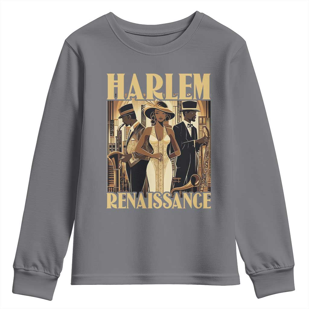 Harlem Renaissance Youth Sweatshirt 1920s Black History Month