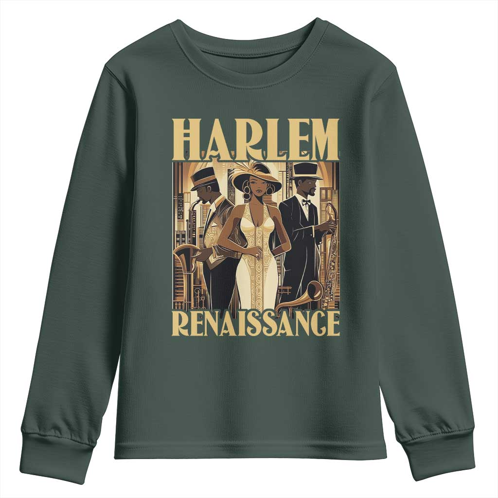 Harlem Renaissance Youth Sweatshirt 1920s Black History Month
