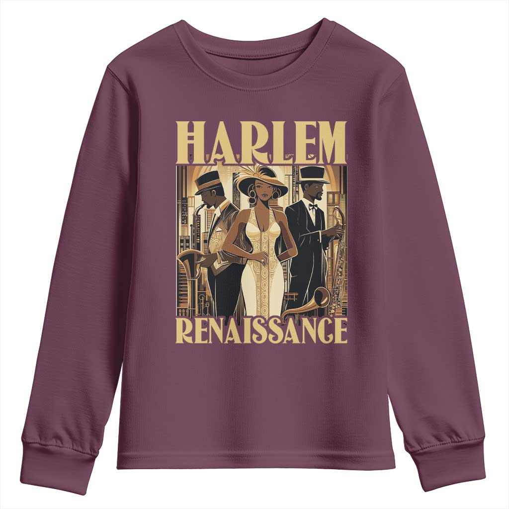 Harlem Renaissance Youth Sweatshirt 1920s Black History Month